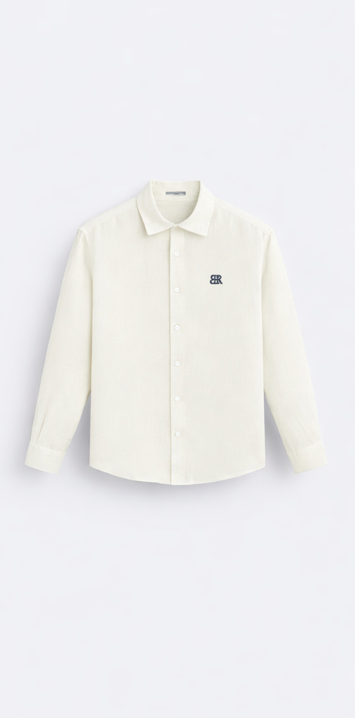 PURE WHITE LINEN SHIRT FOR MEN AND WOMEN
